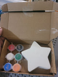 Big star plaster figurine