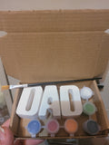 Dad plaster boxes